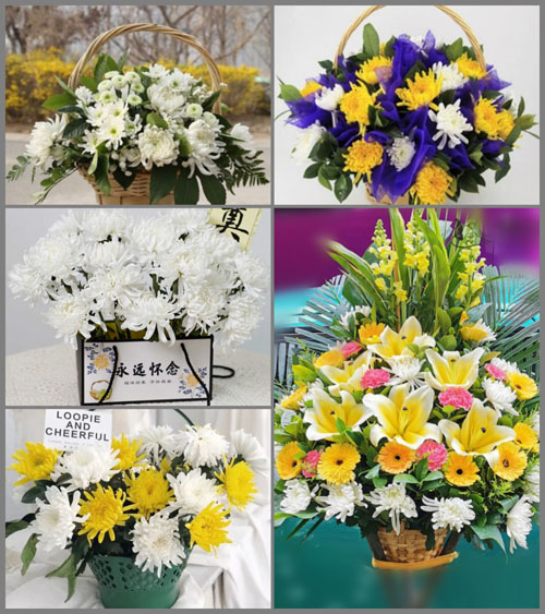 青海果洛州白事提篮配送